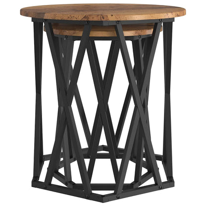 Tavolino da salotto 2 pcs Legno vecchio 50 x 50 x 50 cm