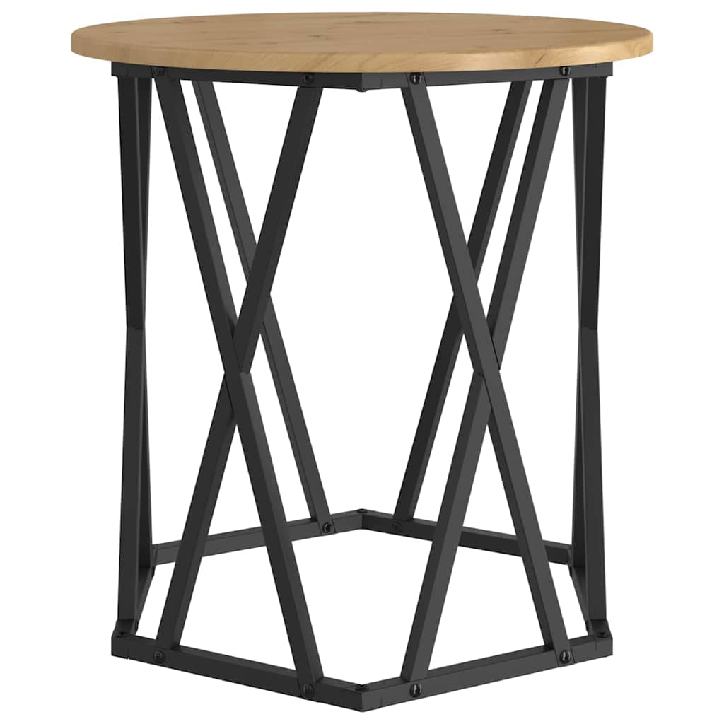 Tavolino da salotto 2 pcs rovere artigianale 50 x 50 x 50 cm