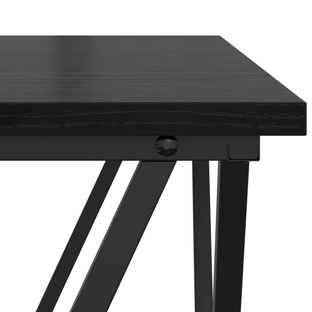 Tavolino da salotto Rovere Nero 80 x 80 x 45 cm