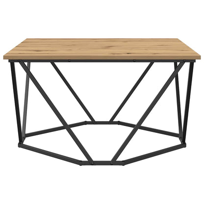 Tavolino da salotto Rovere artigianale 80 x 80 x 45 cm