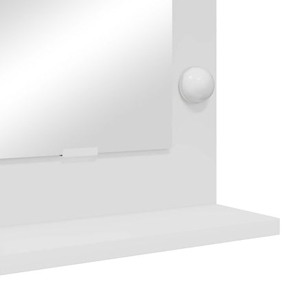 Specchio da Vanità Rettangolare Bianco 60 x 55 x 18 cm | homemem39