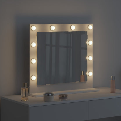 Specchio da Vanità Rettangolare Bianco 60 x 55 x 18 cm | homemem39