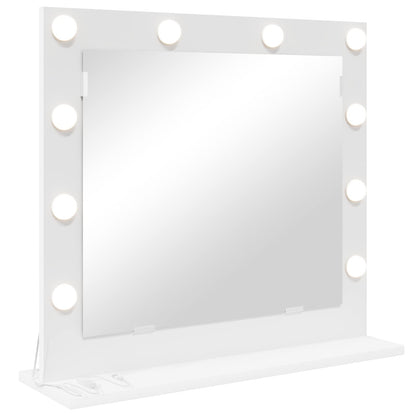 Specchio da Vanità Rettangolare Bianco 60 x 55 x 18 cm | homemem39