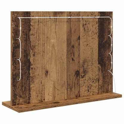 Specchio da Vanità Rettangolare Legno vecchio 60 x 45 x 18 cm
