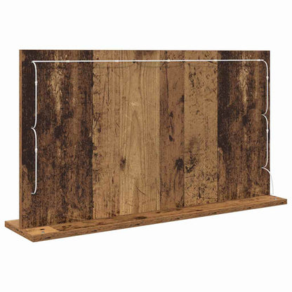 Specchio da Vanità Rettangolare Legno vecchio 80 x 45 x 18 cm