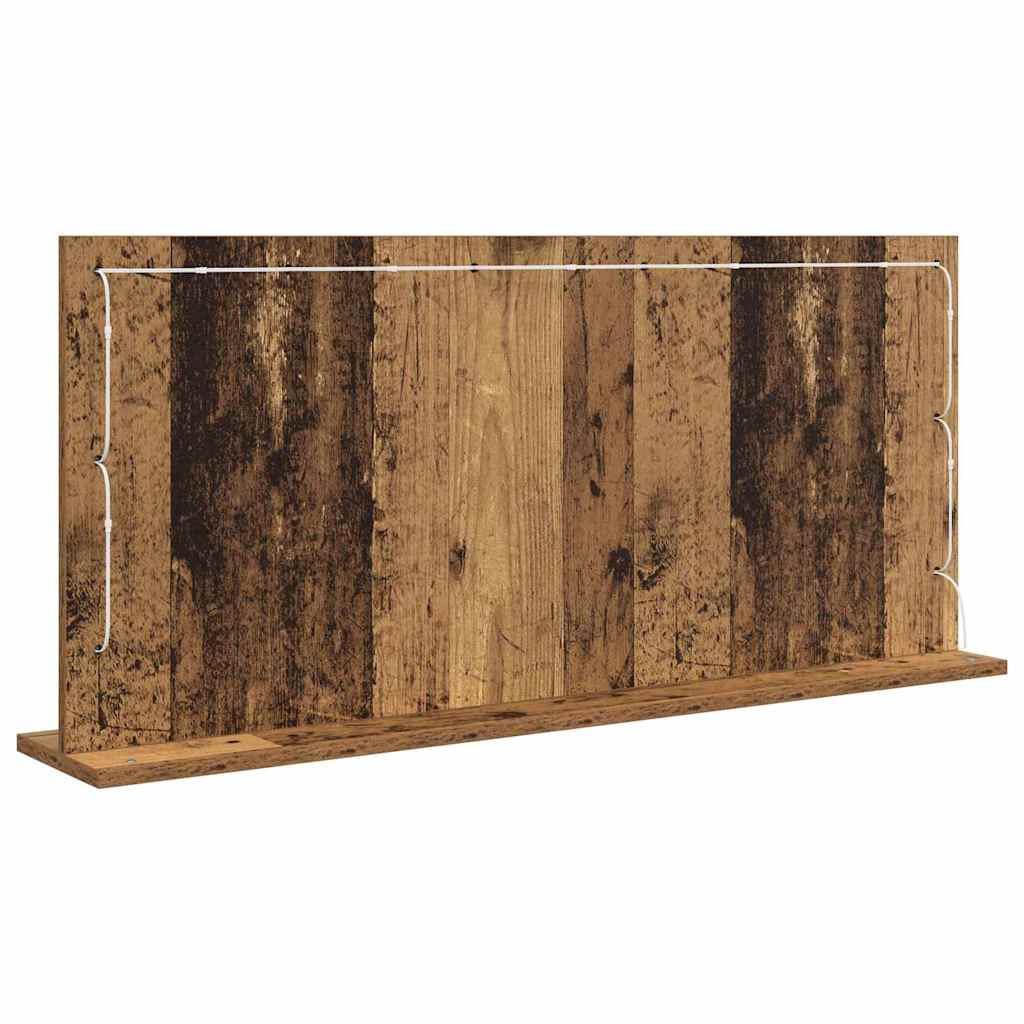 Specchio da Vanità Rettangolare Legno vecchio 100 x 45 x 18 cm | homemem39