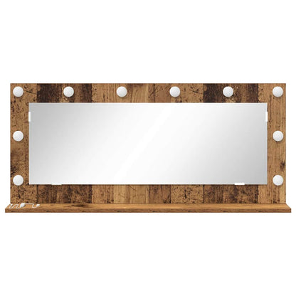 Specchio da Vanità Rettangolare Legno vecchio 100 x 45 x 18 cm | homemem39