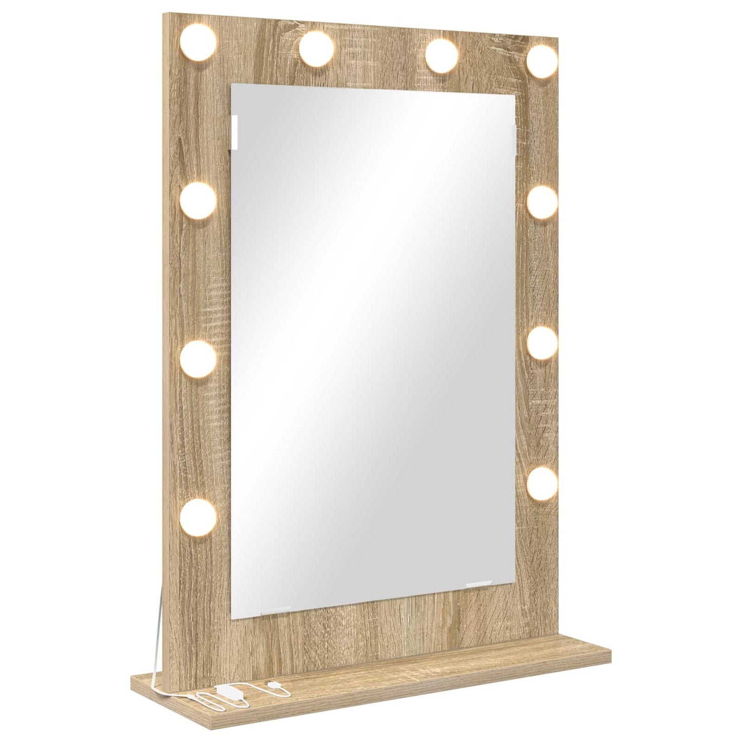 Specchio da Vanità Rettangolare Rovere Sonoma 70 x 50 x 18 cm | homemem39