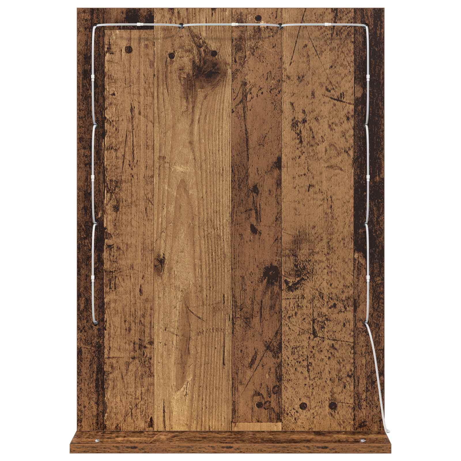 Specchio da Vanità Rettangolare Legno vecchio 70 x 50 x 18 cm | homemem39