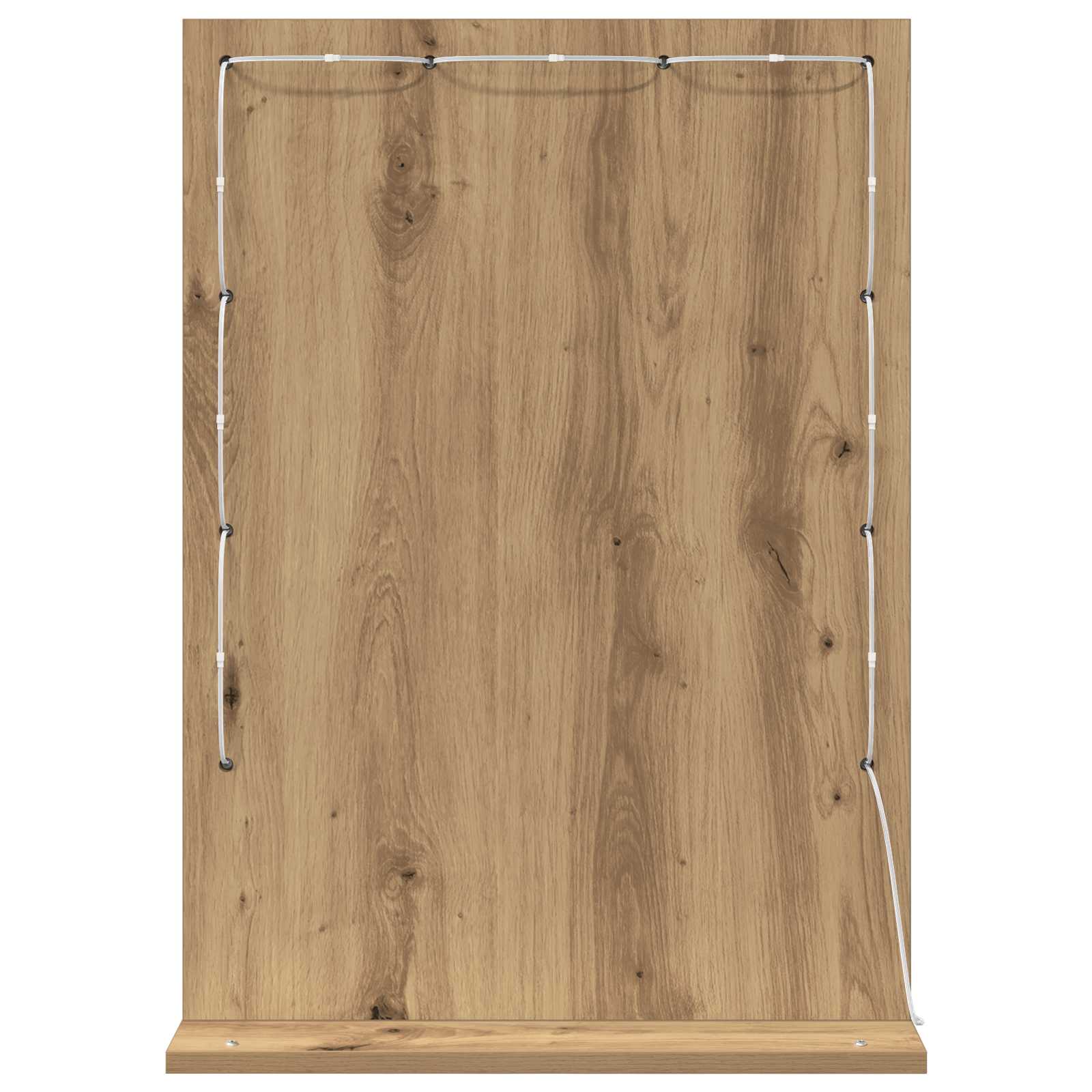Specchio da Vanità Rovere artigianale 70 x 50 x 18 cm | homemem39
