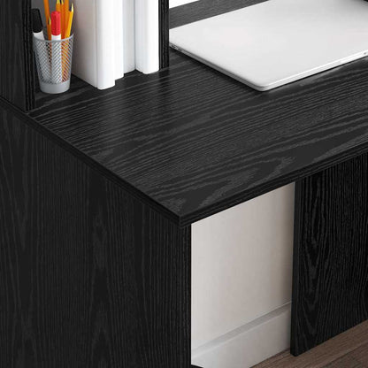 Scrivania Rovere Nero 91 x 50 x 149 cm Legno ingegnerizzato