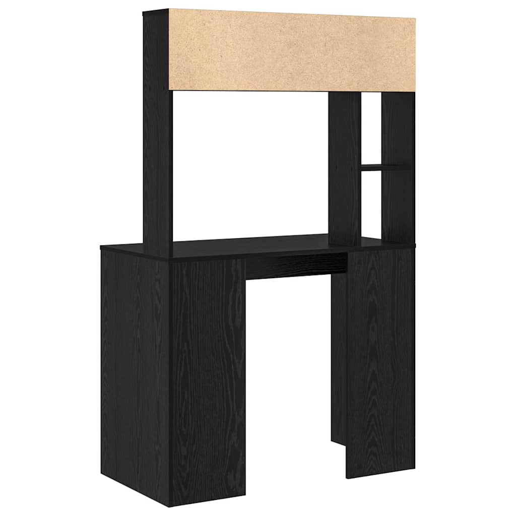 Scrivania Rovere Nero 91 x 50 x 149 cm Legno ingegnerizzato