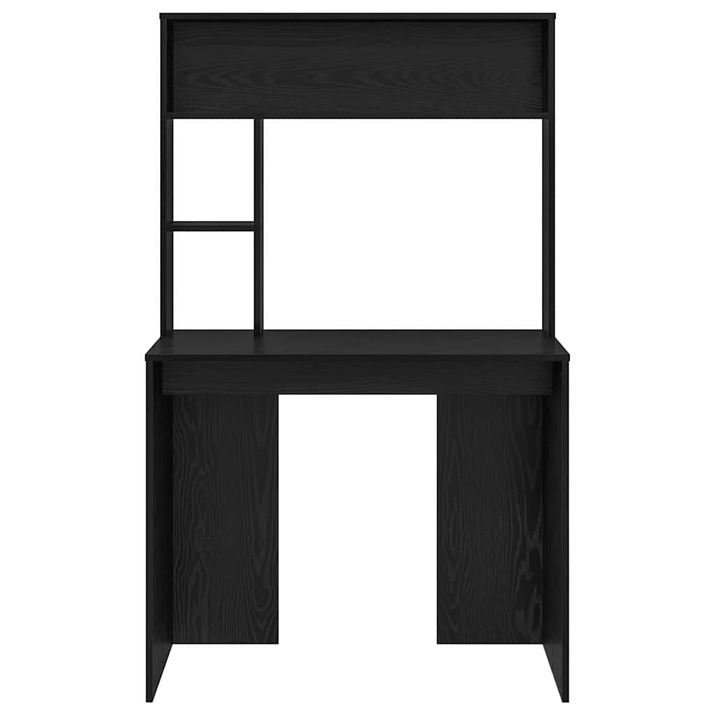 Scrivania Rovere Nero 91 x 50 x 149 cm Legno ingegnerizzato