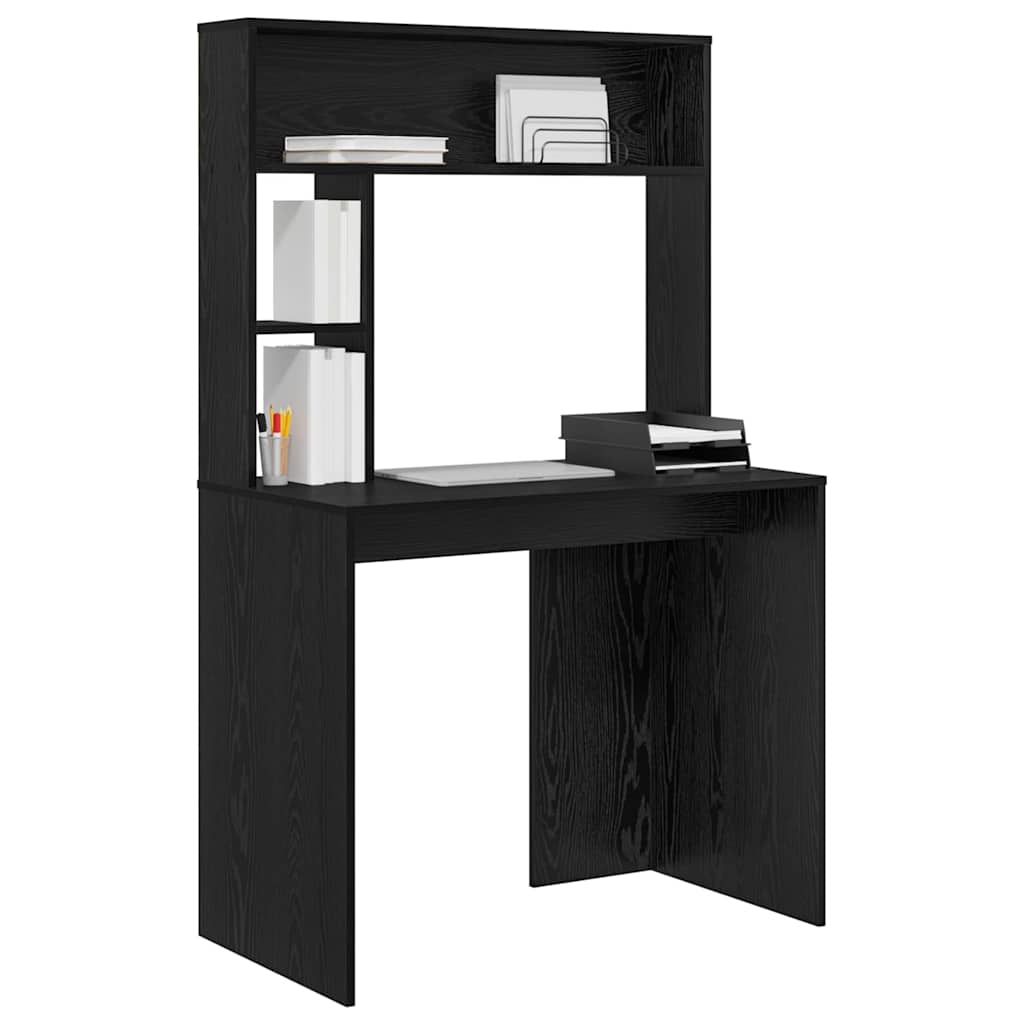 Scrivania Rovere Nero 91 x 50 x 149 cm Legno ingegnerizzato