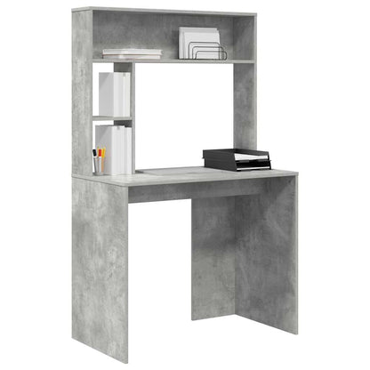 Scrivania Grigio cemento 91 x 50 x 149 cm Legno multistrato | homemem39