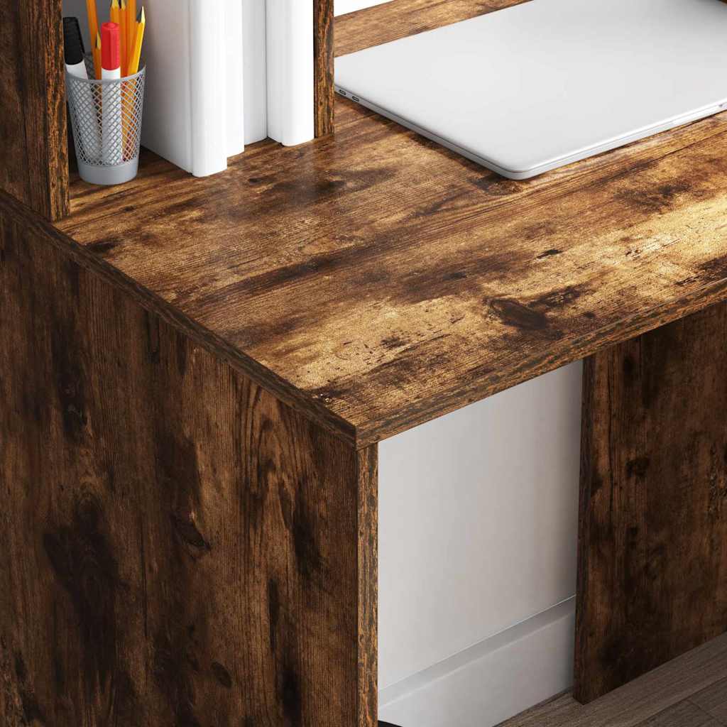 Scrivania Rovere fumé 91 x 50 x 149 cm Legno multistrato | homemem39