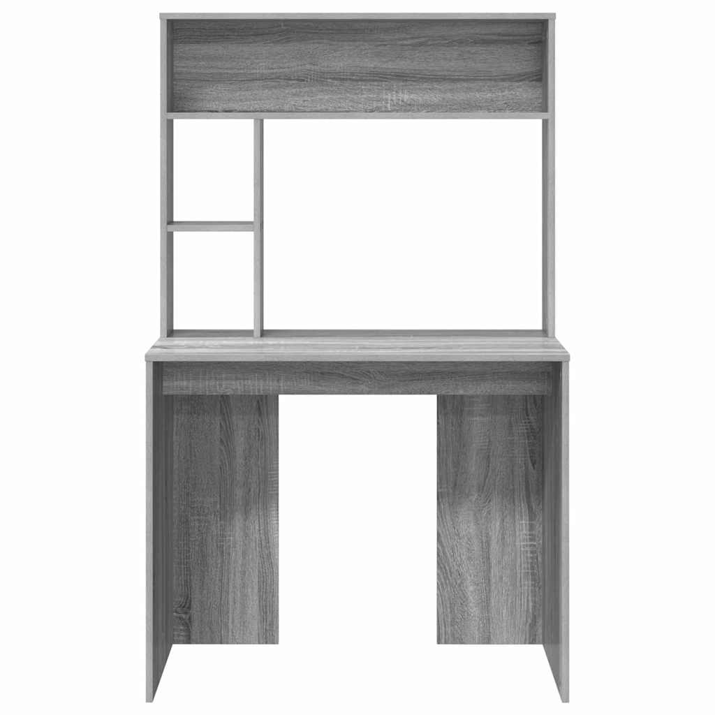 Scrivania Grigio Sonoma 91 x 50 x 149 cm Legno multistrato | homemem39