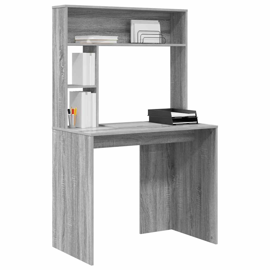 Scrivania Grigio Sonoma 91 x 50 x 149 cm Legno multistrato | homemem39