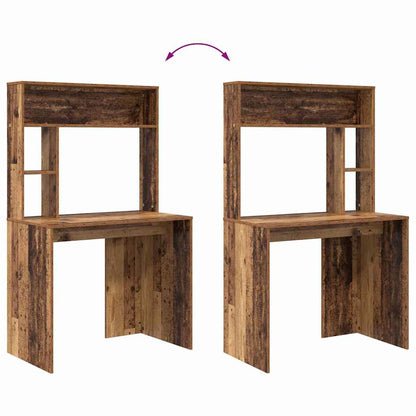 Scrivania Legno vecchio 91 x 50 x 149 cm Legno multistrato | homemem39