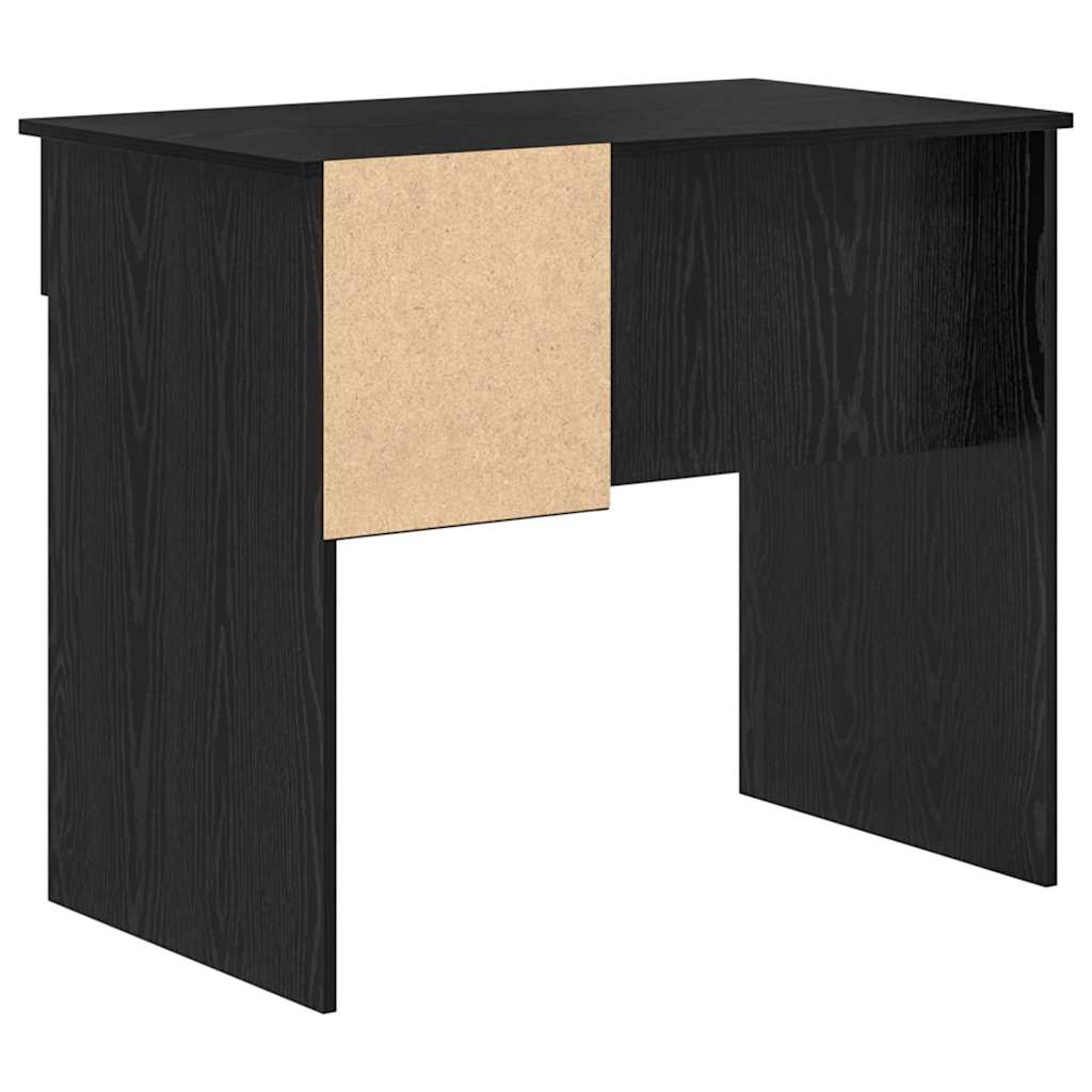 Scrivania Rovere Nero 90 x 49 x 75 cm Legno multistrato | homemem39