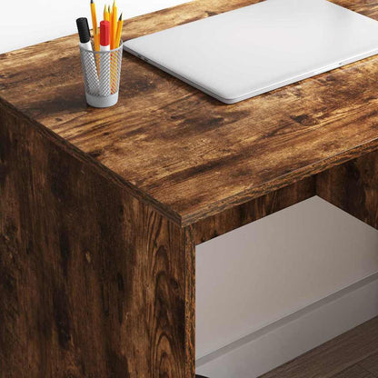 Scrivania Rovere fumé 90 x 49 x 75 cm Legno multistrato | homemem39