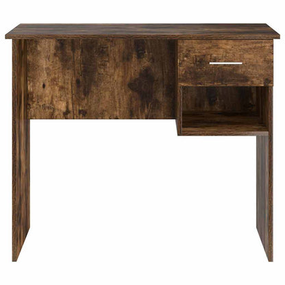 Scrivania Rovere fumé 90 x 49 x 75 cm Legno multistrato | homemem39