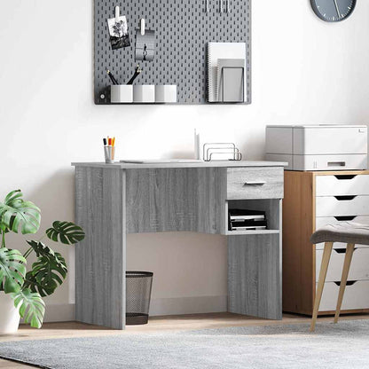 Scrivania Grigio Sonoma 90 x 49 x 75 cm Legno multistrato | homemem39