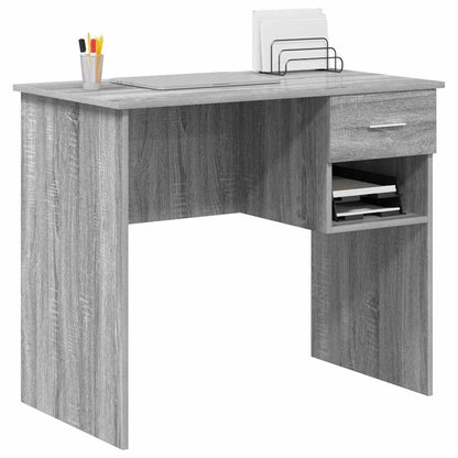 Scrivania Grigio Sonoma 90 x 49 x 75 cm Legno multistrato | homemem39