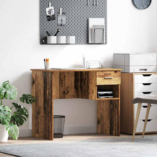 Scrivania Legno vecchio 90 x 49 x 75 cm Legno multistrato | homemem39