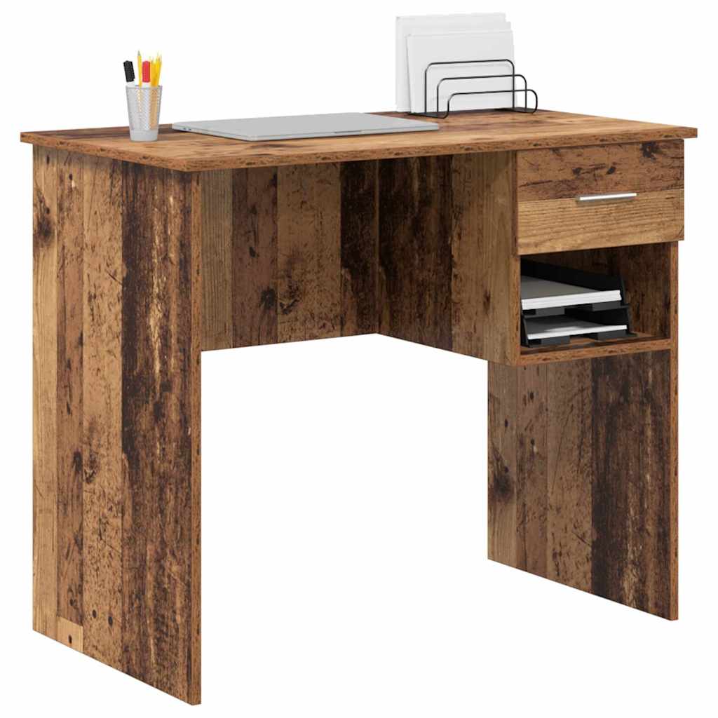 Scrivania Legno vecchio 90 x 49 x 75 cm Legno multistrato | homemem39