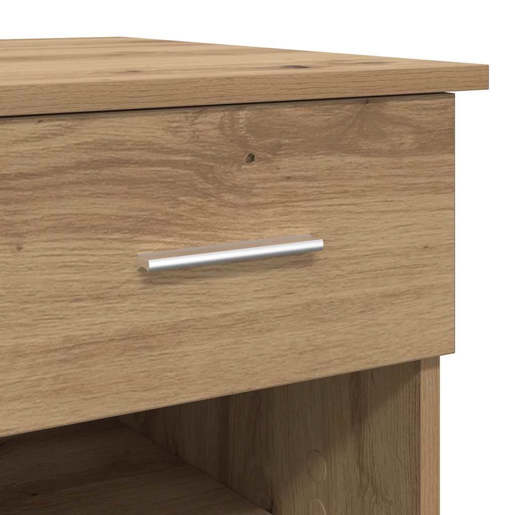 Scrivania Rovere artigianale 90 x 49 x 75 cm Legno multistrato | homemem39