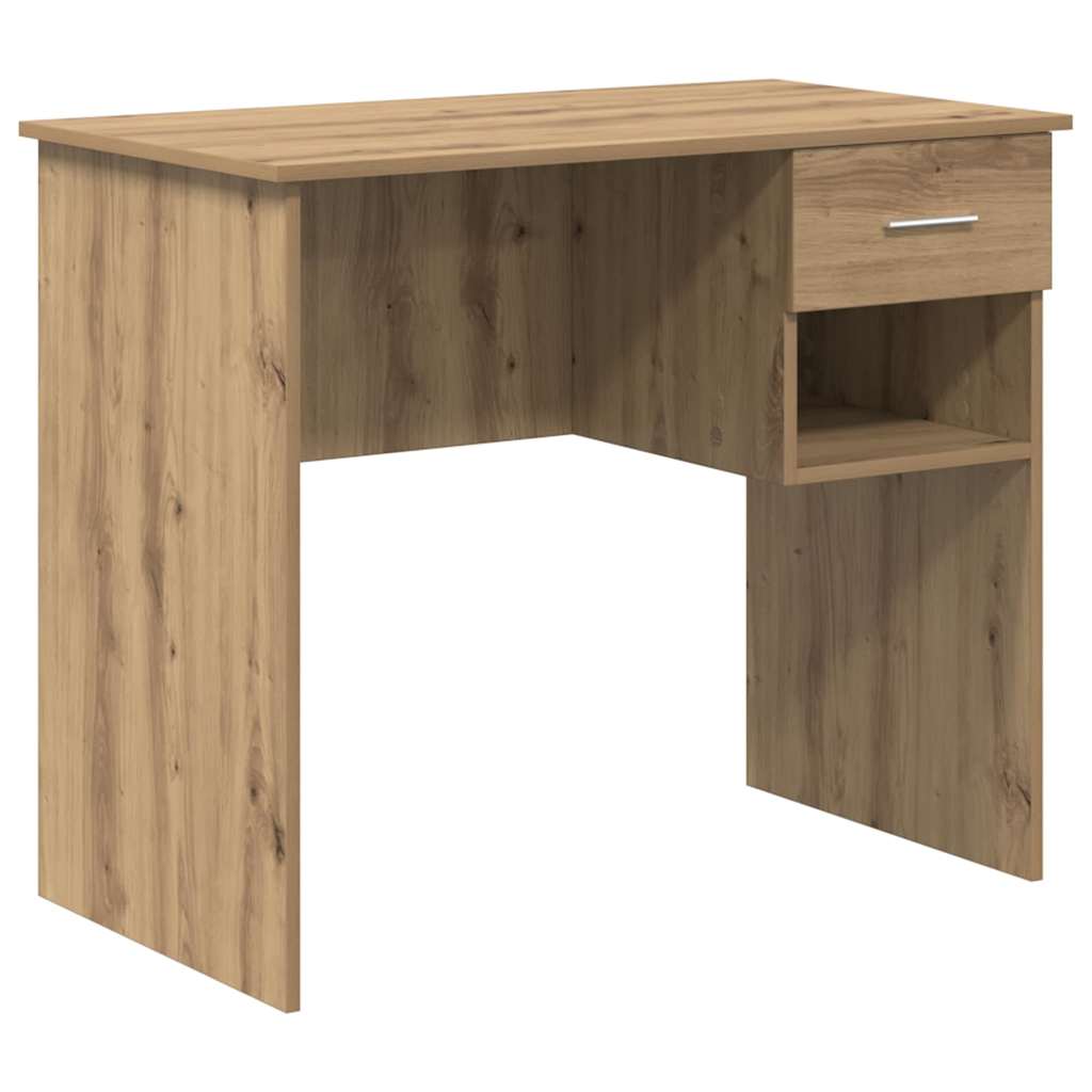 Scrivania Rovere artigianale 90 x 49 x 75 cm Legno multistrato | homemem39