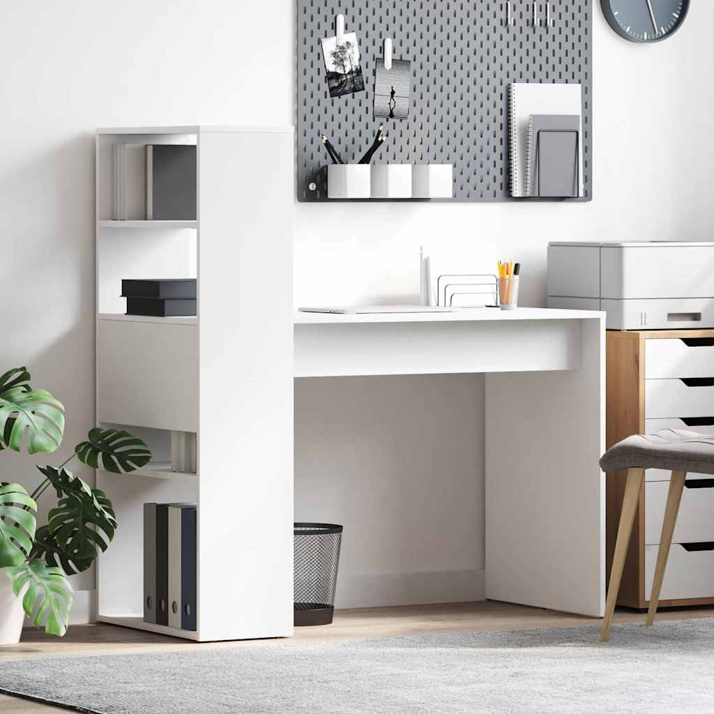 Scrivania Bianco 113 x 54 x 120 cm Legno multistrato