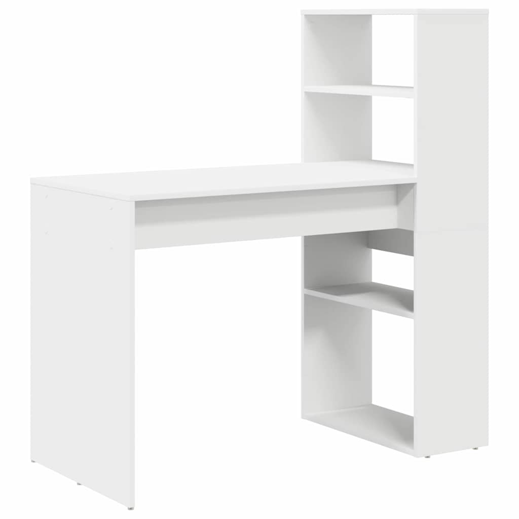 Scrivania Bianco 113 x 54 x 120 cm Legno multistrato