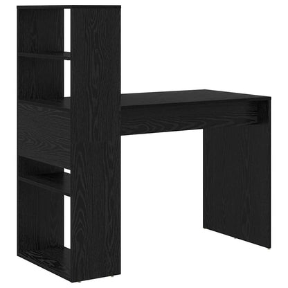Scrivania Rovere Nero 113 x 54 x 120 cm Legno multistrato | homemem39
