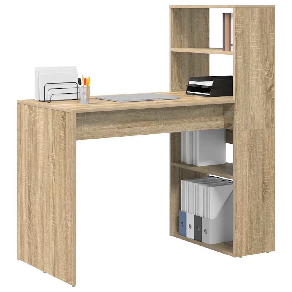 Scrivania Rovere Sonoma 113 x 54 x 120 cm Legno multistrato | homemem39