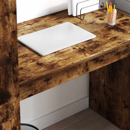Scrivania Rovere fumé 113 x 54 x 120 cm Legno multistrato | homemem39