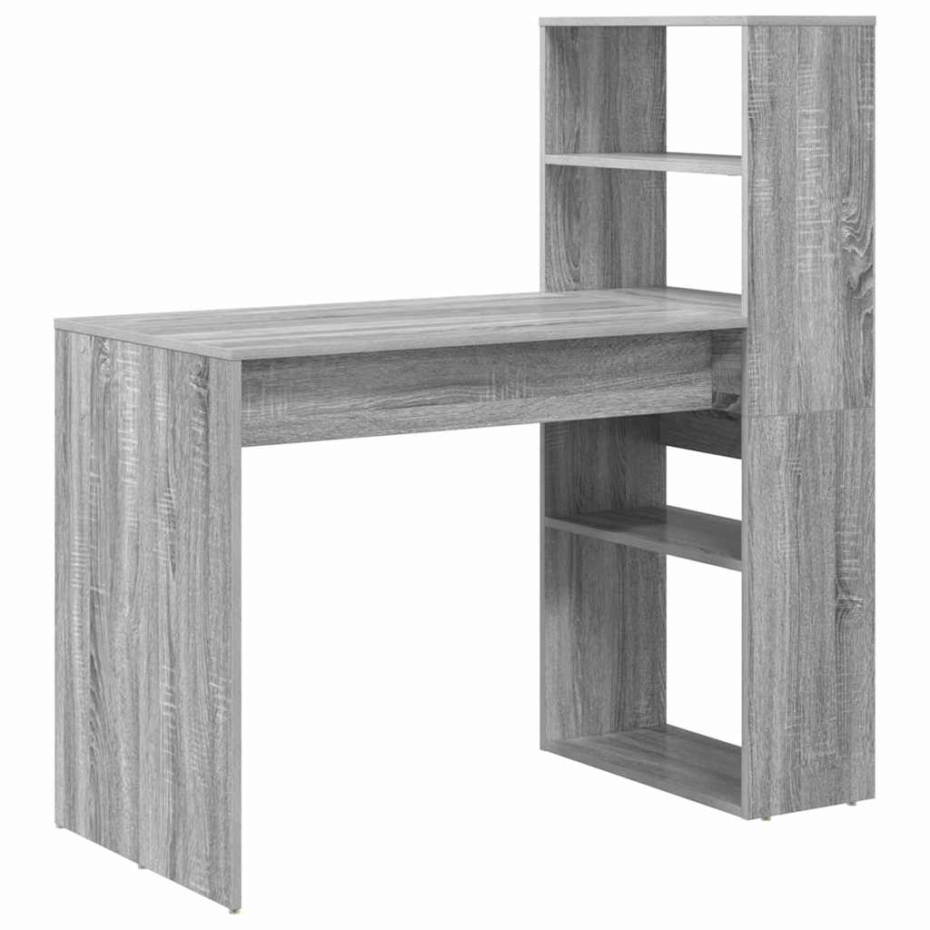 Scrivania Grigio Sonoma 113 x 54 x 120 cm Legno multistrato | homemem39