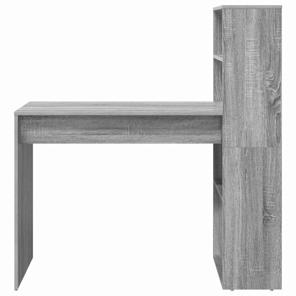 Scrivania Grigio Sonoma 113 x 54 x 120 cm Legno multistrato | homemem39