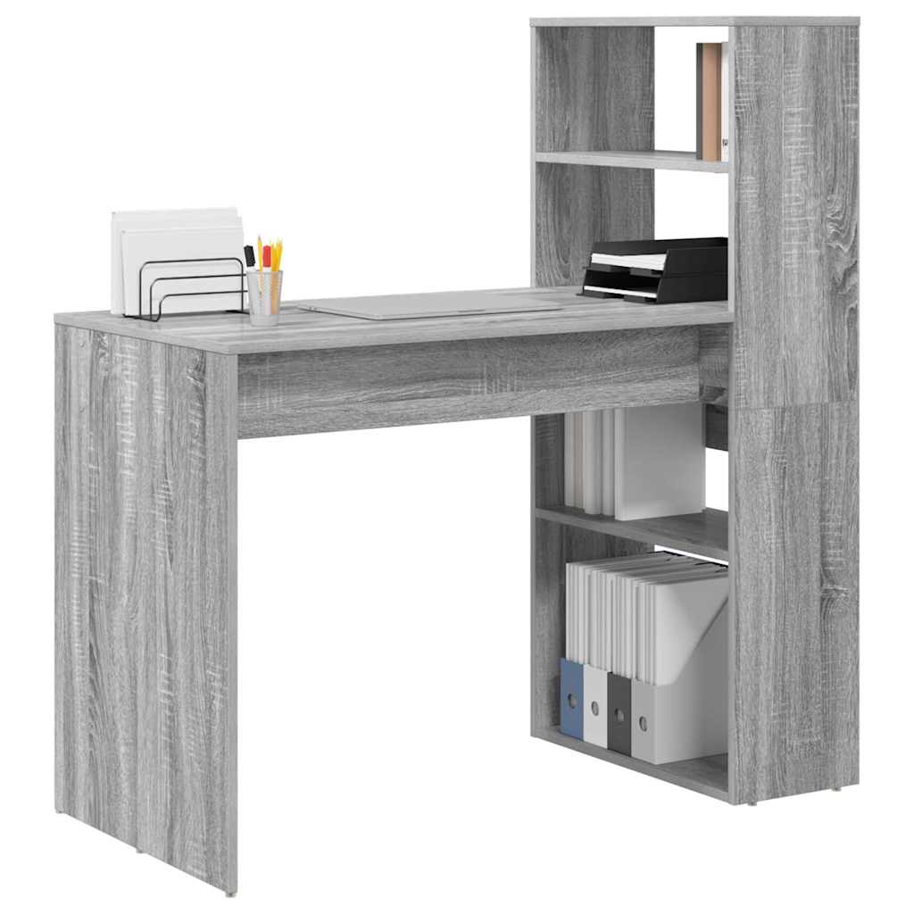 Scrivania Grigio Sonoma 113 x 54 x 120 cm Legno multistrato | homemem39