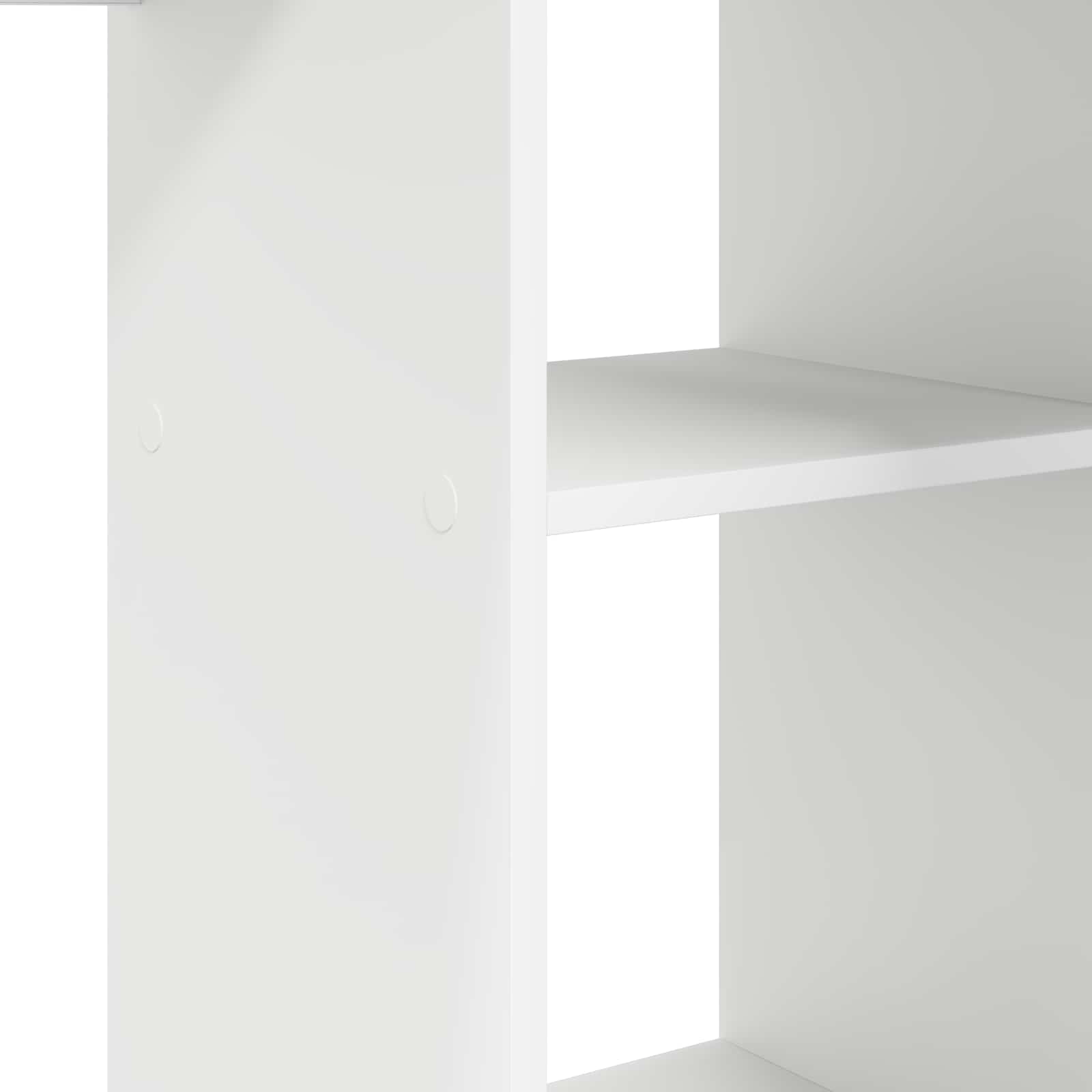 Scrivania Bianco 142 x 102 x 73 cm Legno multistrato | homemem39