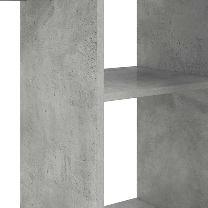 Scrivania Grigio cemento 142 x 102 x 73 cm Legno multistrato | homemem39