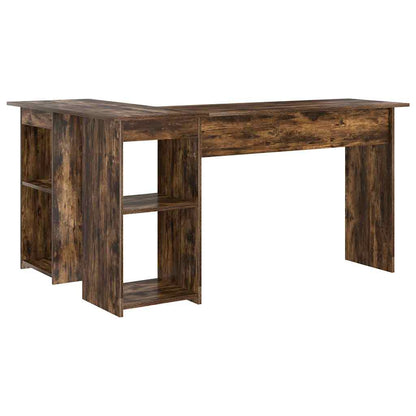 Scrivania Rovere fumé 142 x 102 x 73 cm Legno multistrato | homemem39