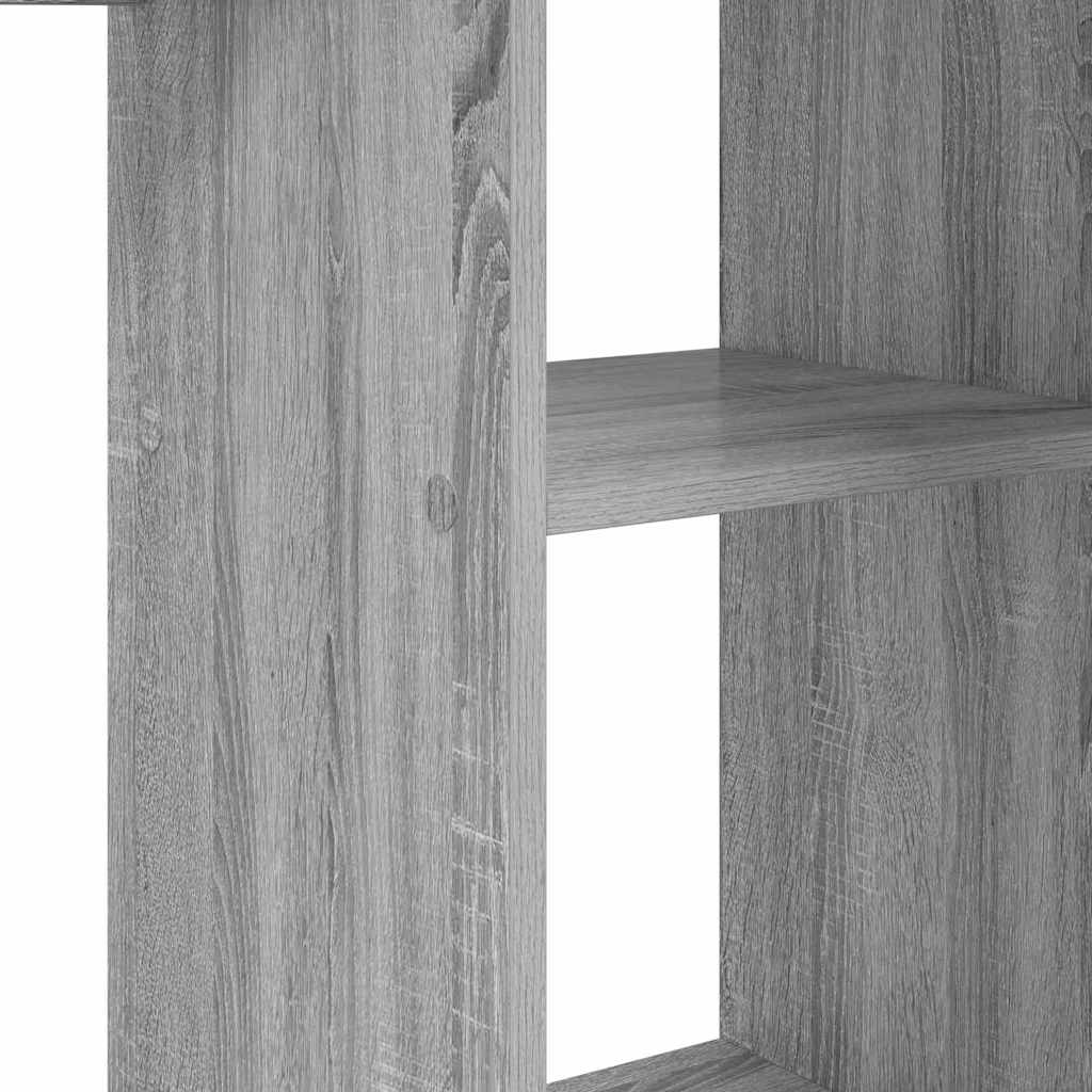 Scrivania Grigio Sonoma 142 x 102 x 73 cm Legno multistrato | homemem39