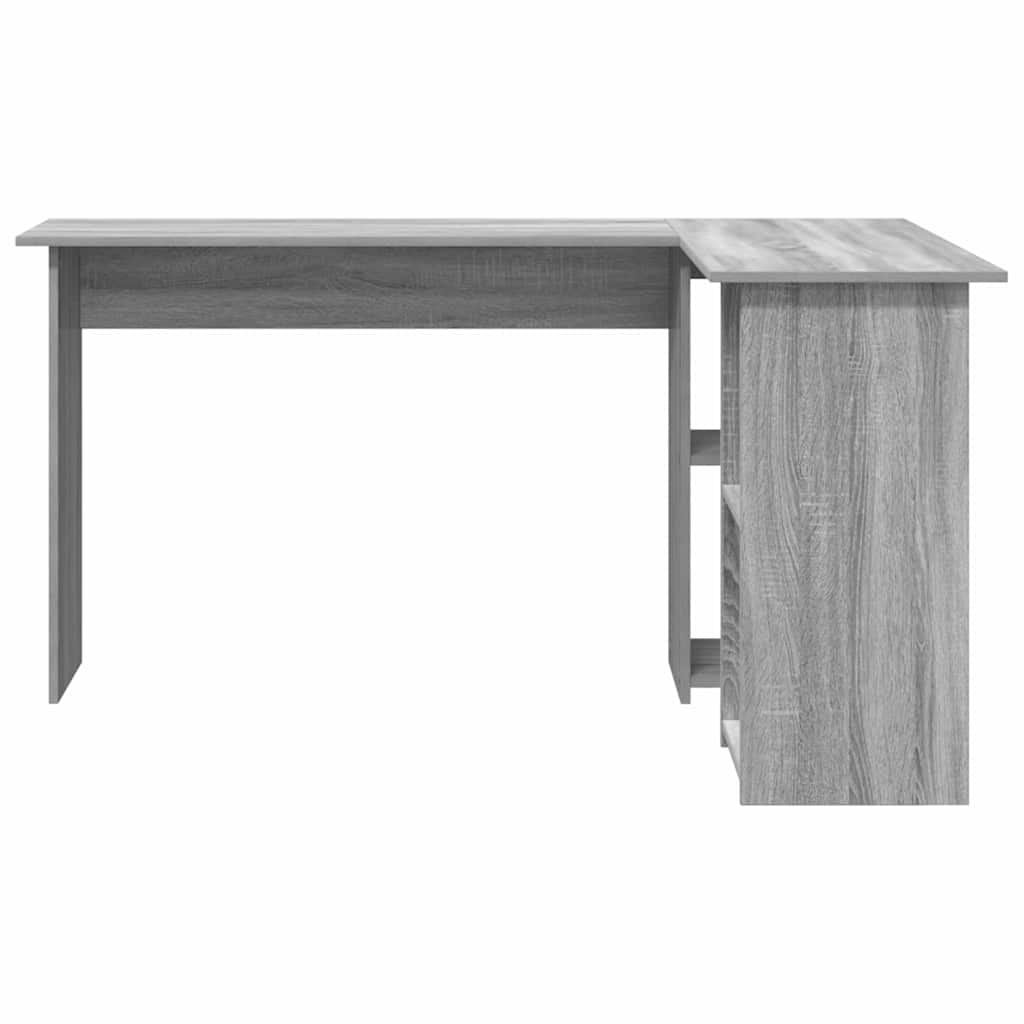 Scrivania Grigio Sonoma 142 x 102 x 73 cm Legno multistrato | homemem39