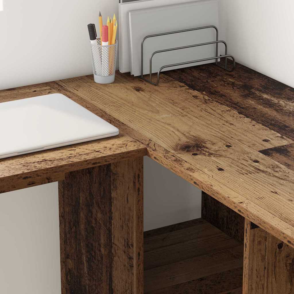 Scrivania Legno vecchio 142 x 102 x 73 cm Legno multistrato | homemem39
