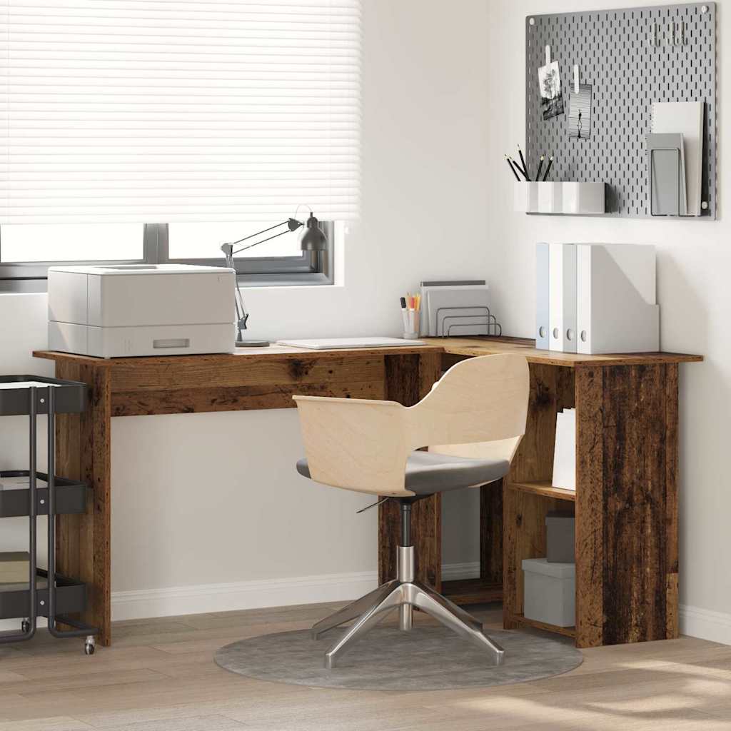 Scrivania Legno vecchio 142 x 102 x 73 cm Legno multistrato | homemem39