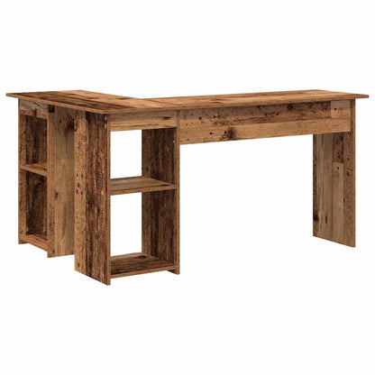 Scrivania Legno vecchio 142 x 102 x 73 cm Legno multistrato | homemem39