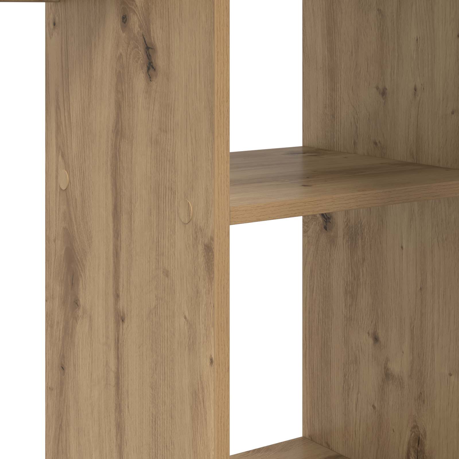 Scrivania con lo scaffale Rovere artigianale 142 x 102 x 73 cm | homemem39