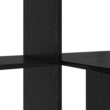 Scrivania Rovere Nero 131,5 x 50 x 106,5 cm Legno multistrato | homemem39